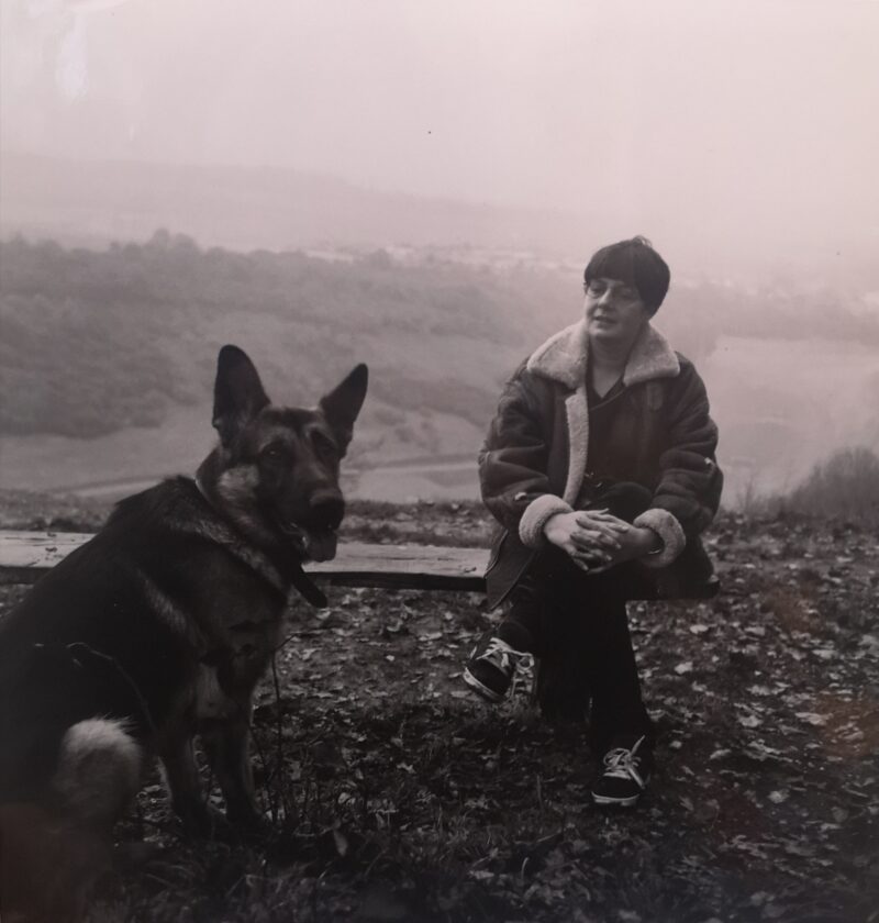 Kelle in 1993. copyright Lynne Fox.